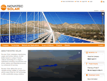 Tablet Screenshot of novatecsolar.com